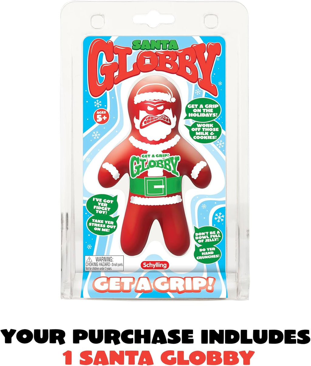 Schylling NeeDoh - Squishmas 2026 - Santa Globby - One Per Box